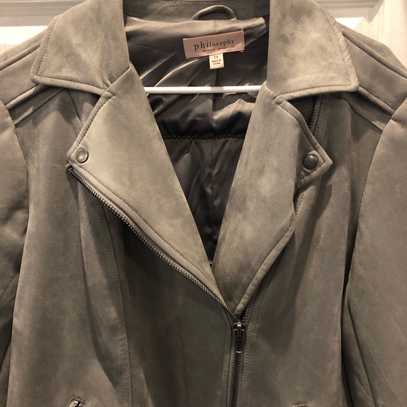 Philosophy Faux Suede Southwest Jacket 1X - Picture 3 of 12